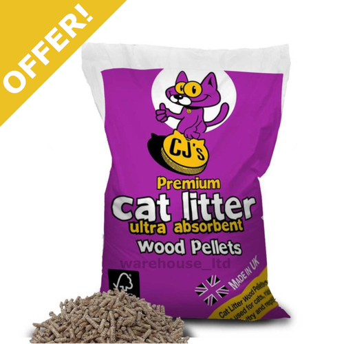 CJ's Ultra Absorbent Wood Pellets Car Litter (30L) for sale online eBay