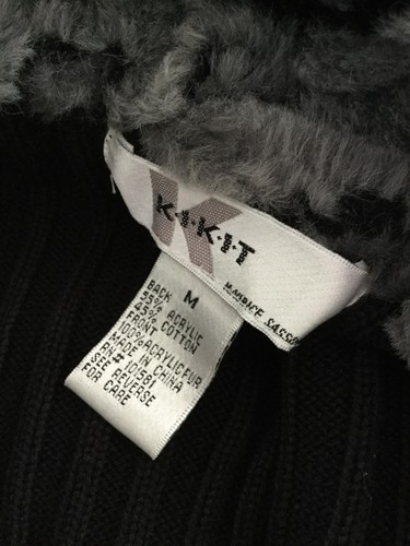 NEW KIKIT Grey Combo Faux Fur Vest (Size M) - Picture 10 of 10