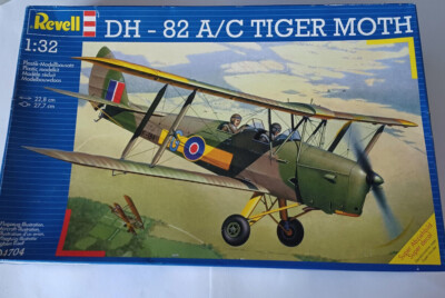 1:32 De Havilland DH-82 A/C Tiger Moth  Revell 4704   selten