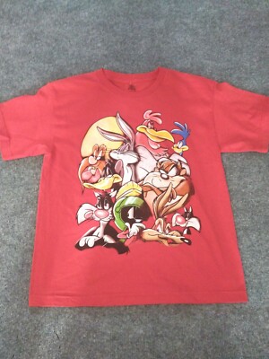 Classic Looney Tunes Basketball Cross Color Cartoon Teenager Shirt