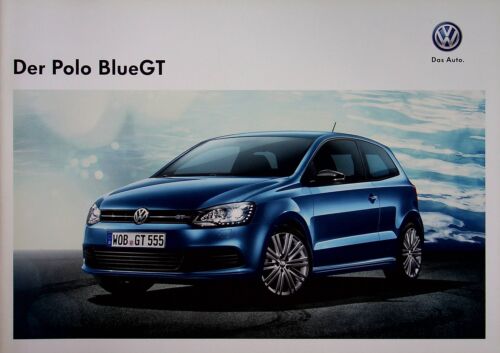 258060) VW Polo 6R BlueGT Prospekt 08/2012 - Bild 1 von 1