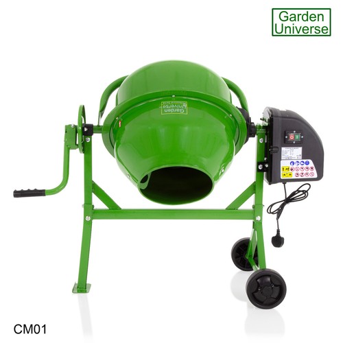Cement Mixer Electric 220W Powerful Motor 63L Capacity by Garden Universe - Picture 14 of 16