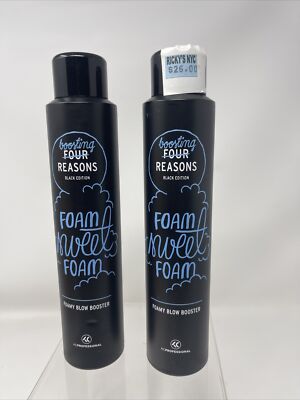 2 Four Reasons Black Edition Foamy Blow Booster  Volume Boost and Airiness  6.8 