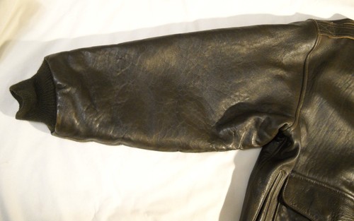 A-2 Leather Flight Jacket Cockpit USA, XL, Made In USA Brown - Picture 4 of 24