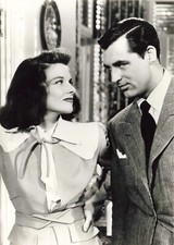 PRESS PHOTO TELEVISION ACTORS KATHARINE HEPBURN CARY GRANT IN INDISCRETIONS