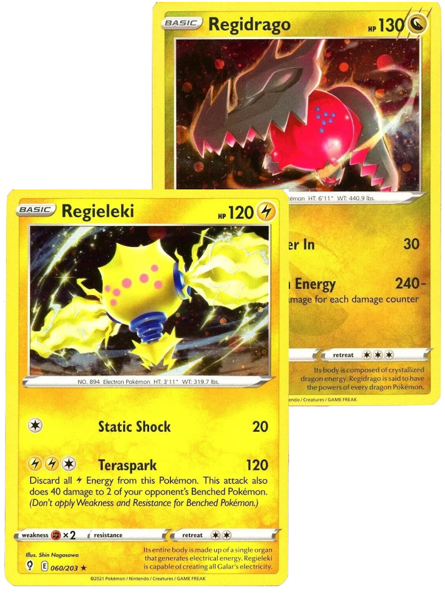 Original carta Pokemon Regieleki V Extragrande em Promoção na