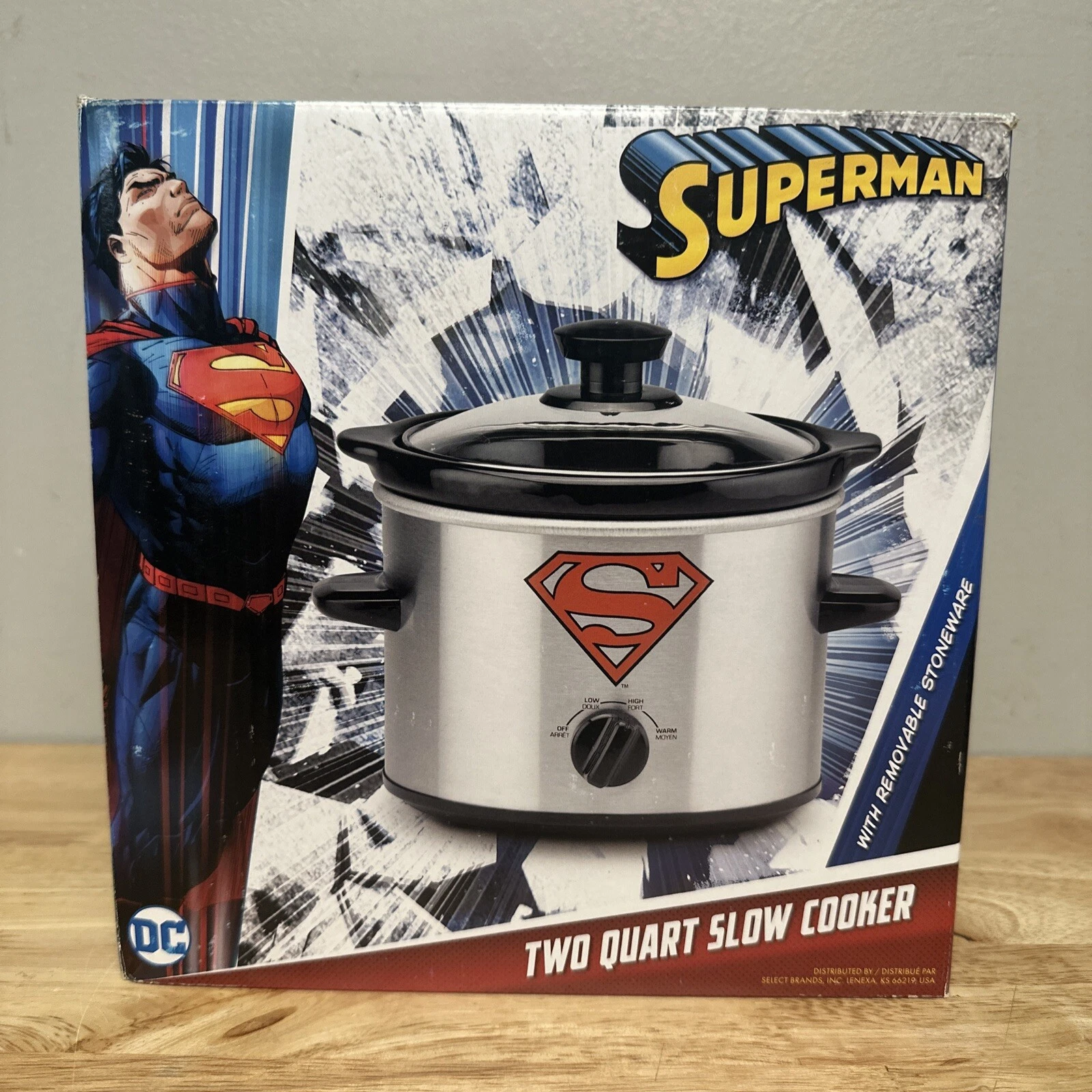DC Comics Superman 2-Quart Slow Cooker Crockpot - Brand New
Opens in a new window or tab