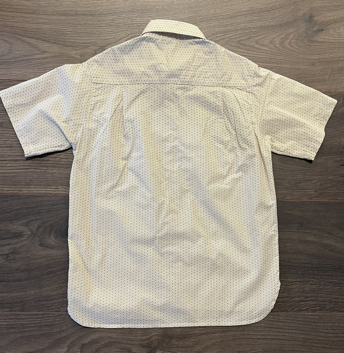 Sara Rotta Loria Boy Italian Designer Buttons Shirt - Beige Size