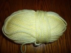 One Skein of Yarn (No Label) - Bright Lemon Yellow - 3 Oz. - Nice Yarn! — photo 1
