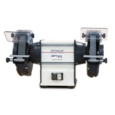 Optimum 7" Double Bench Grinder / 175mm x 25mm 450w 240v OPTI-Grind 