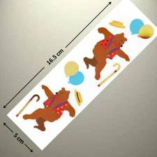 Mrs Grossman's Sticker - LTD EDITION - HOLOGRAPHIC FOIL - DANCING BEAR, Balloons