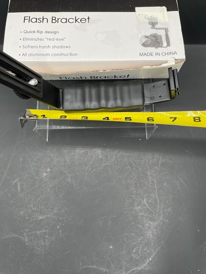 Camera Flash Bracket Black Aluminum Quick Flip Design New Open Box | eBay