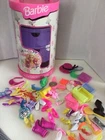 Vintage 1991 Barbie Doll Accessory Tower Case Filled With Accessories & Shoes