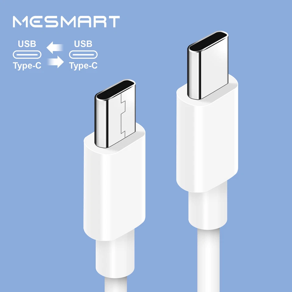Paquete de 3 cables de carga rápida USB-C a USB-C tipo C cable de sincronización de datos de carga rápida Foto 4 de 4