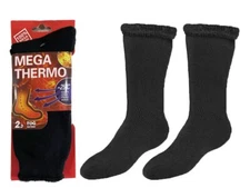 2 Pairs, Men's Heated Sox Socks Thick Thermal Socks Keeps Feet Warmer Longer 2.3