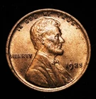 1925 Lincoln Wheat Cent  MS+++R/B