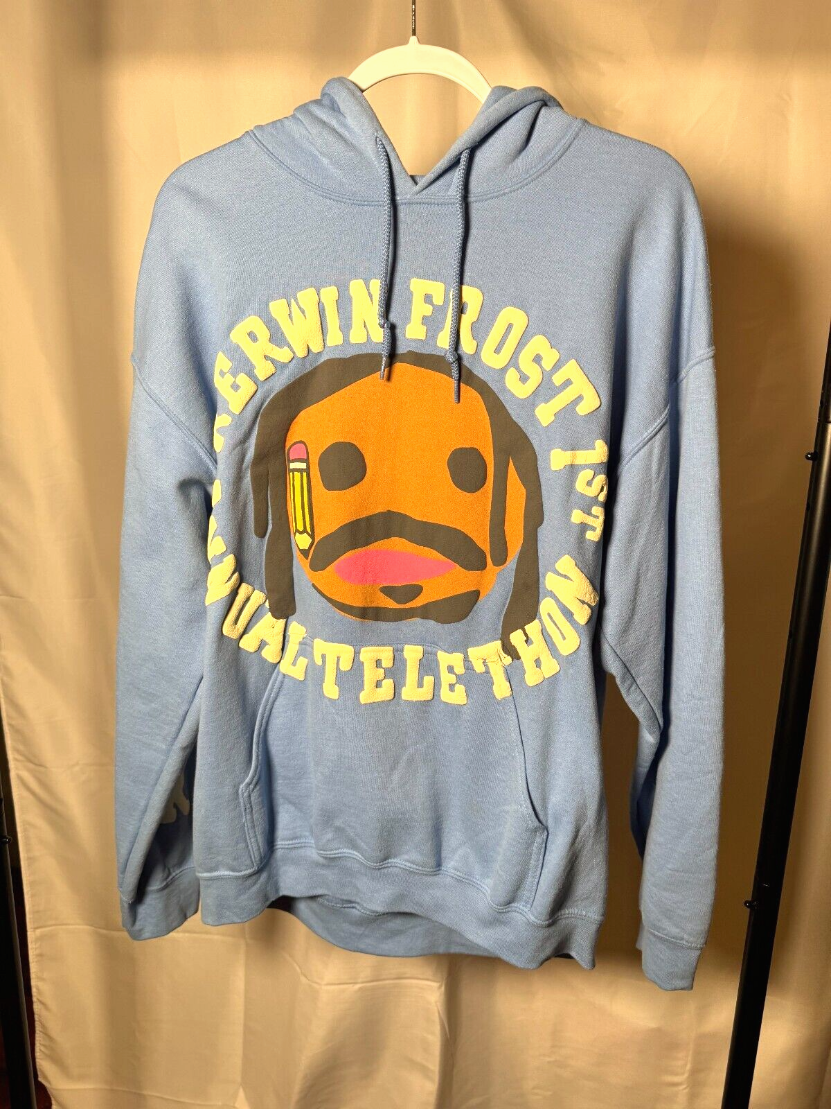 Cactus Plant Flea Market CPFM x Kerwin Frost Telethon Supershow Hoodie Sz Large