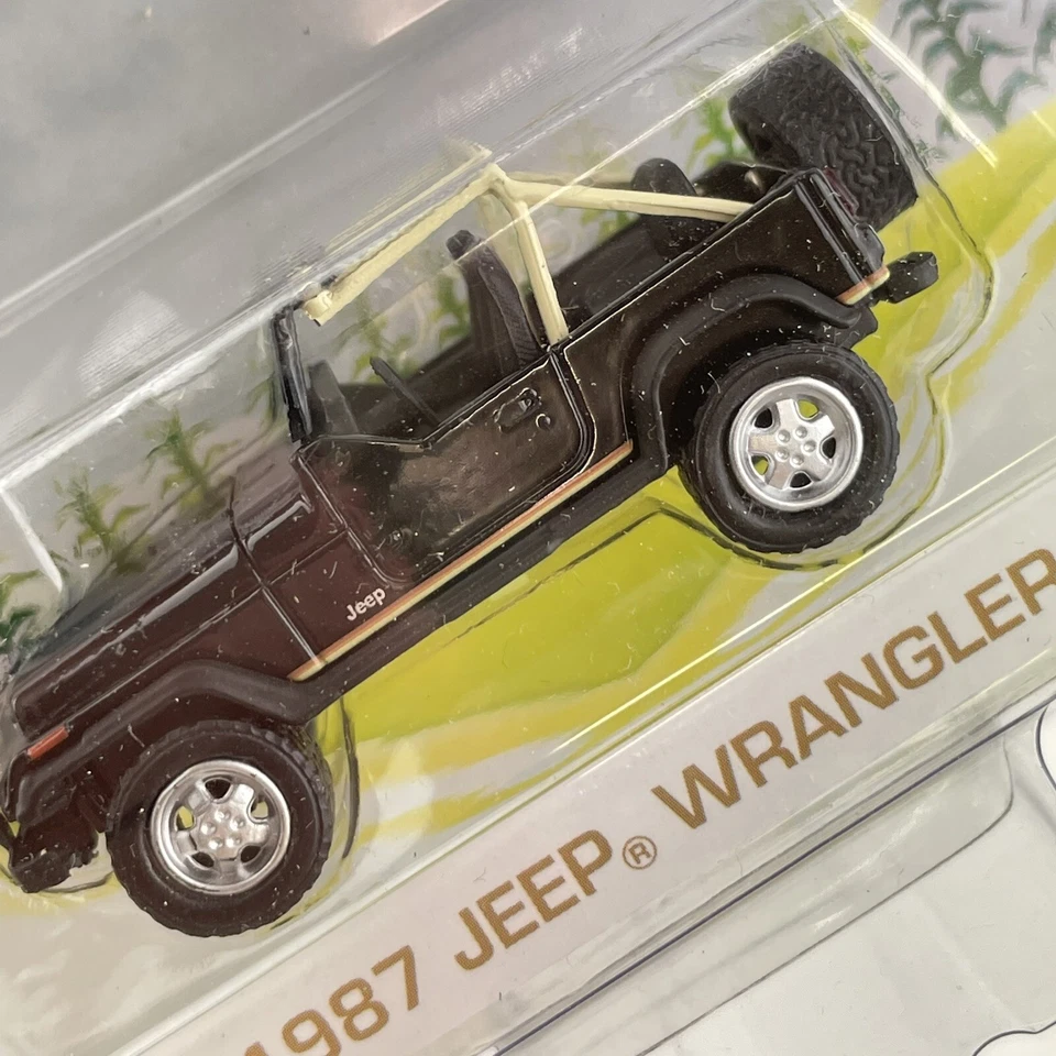 Jeep Wrangler YJ Hollywood Field of Dreams 1987 de colección Greenlight en caja Foto 4 de 4