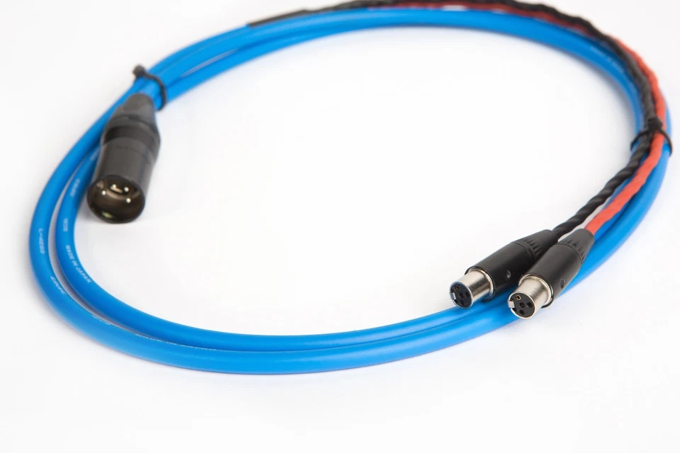 Canare Cable for AUDEZE LCD-2, LCD-3, LCD-4, LCD-X, LCD-XC 4P XLR/2xMini XLR 5Ft - Image 2 of 3