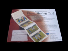Creative Memories Lot of 2 PHOTO SHARING CARDS: Natural Mounting Sleeves new
