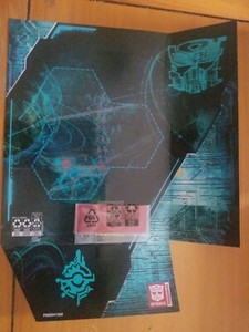 Transformer War for Cybertron Earthrise WFC-6 Wheeljack Box Insert Map Only! | eBay