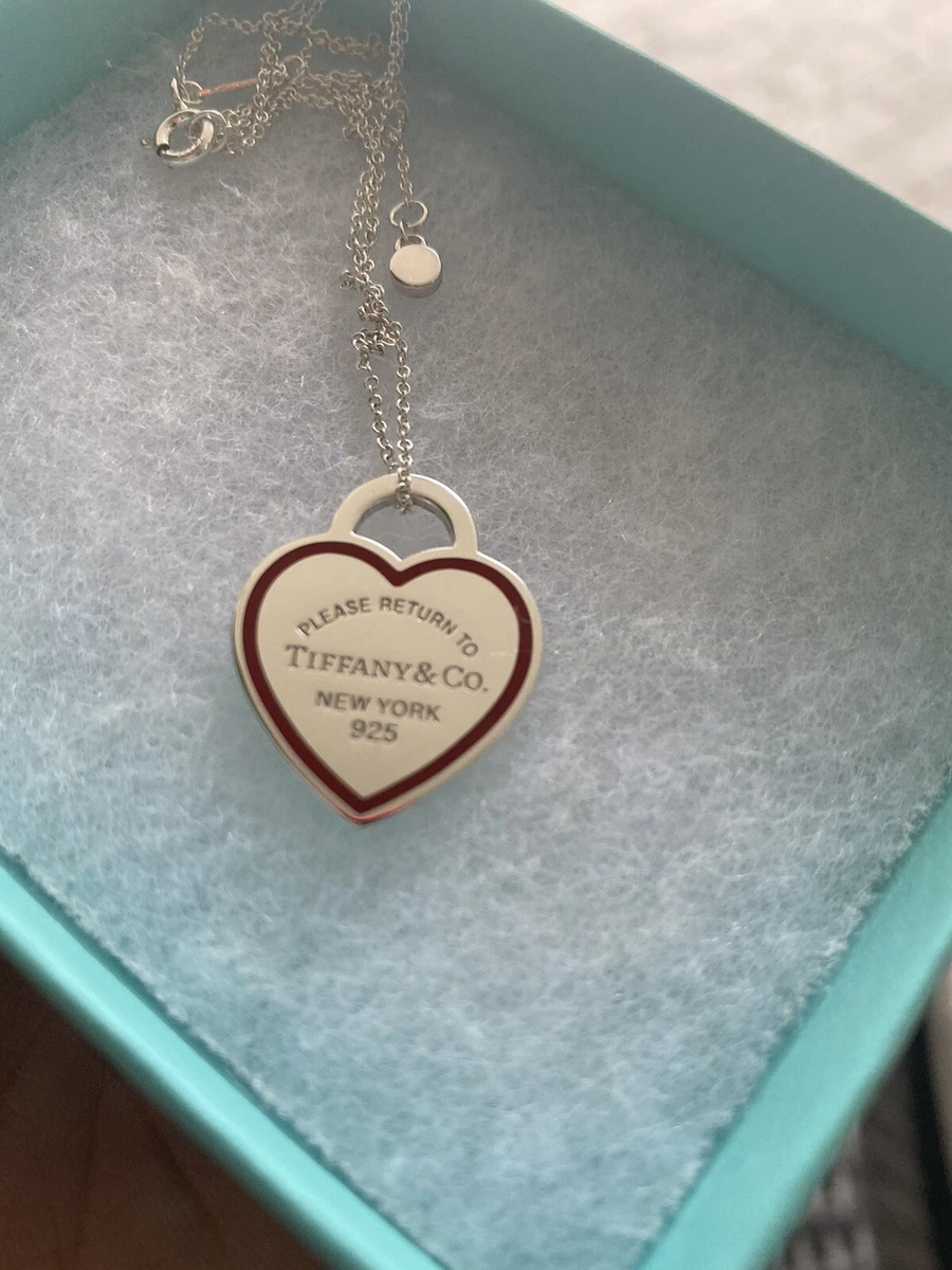 Sale Tiffany Return to Tiffany Heart Tag with Key Pendant For Tiffany & Co.  Necklace & Pendant