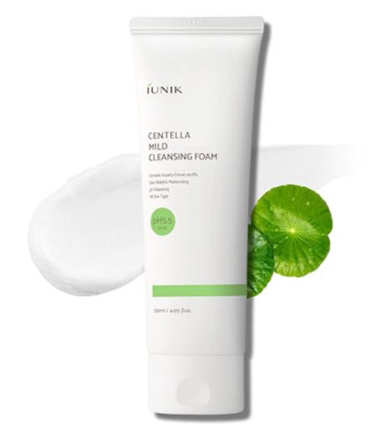 iUNIK Centella Mild Cleansing Foam (120ml) - Authentic & Trusted U.S. Seller