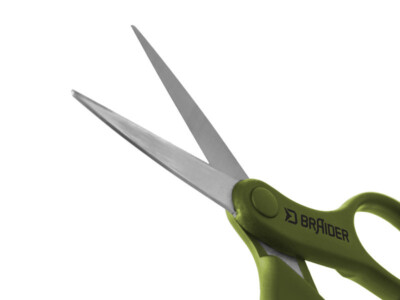 Rigschere extrem scharf für geflochtener Schnur! Braid Schere - Delphin BRAIDER