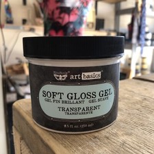Finnabair Art Basics Soft Gloss Gel Transparent Acrylic Medium Decoupage/Crafts