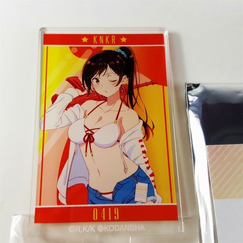 Rent A Girlfriend Chizuru Mizuhara Trading Acrylic Stand Beach Date ver. Anime - Picture 3 of 4