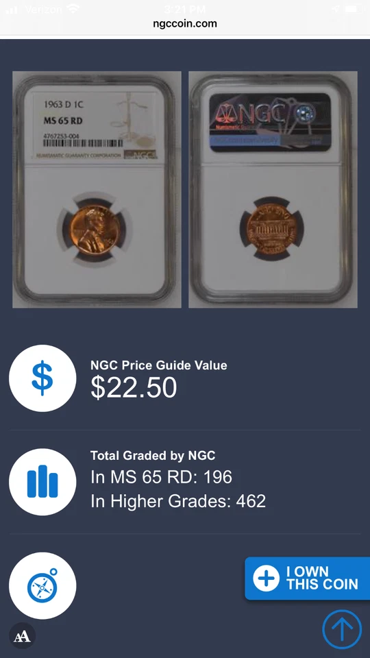 Lot of Thirty (30) 1963 D MS 65 RD LINCOLN MEMORIAL CENTS - NGC Certified Coin - Image 2 of 4