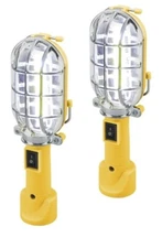 Handheld work light Magnetic base, hook, 200 lumens 2 pack