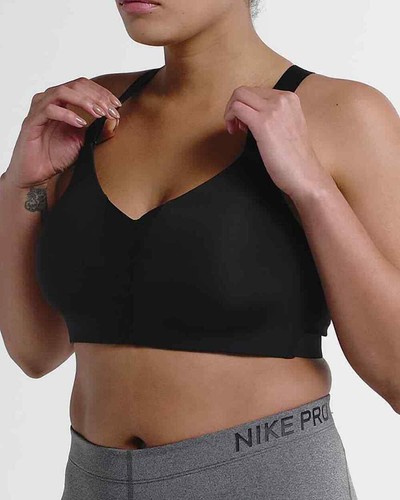 Nike Rival Plus Size Ultimate High Support Sports Bra (Black 40E) NWT - Picture 10 of 20