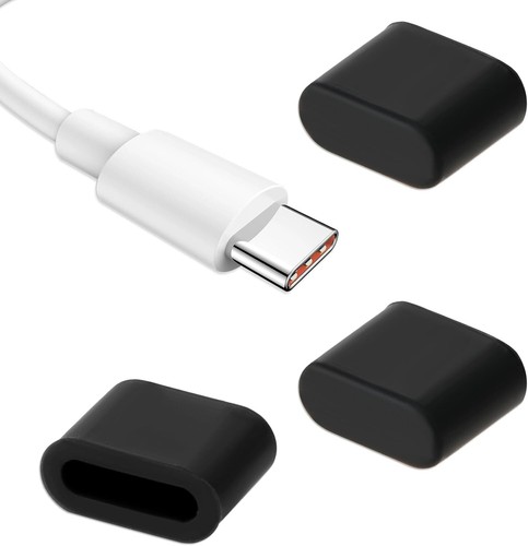 20 Pcs USB C Dust Caps Port Anti Plug Silicone Type C Male Cover... - 第 1/7 張圖片