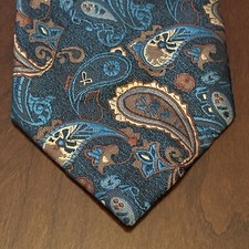 Green Brown Paisley Men s Neck Tie