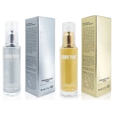 Women High Gloss Metallic Waterproof Body Luminizer Face Shimmer Moisturizer 