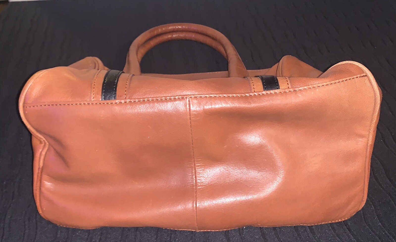 Halogen Brown Leather Handbag - image 3