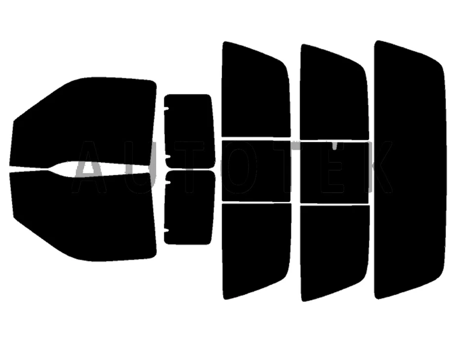 Película de ventana precortada en todos los lados cualquier tono para Ford F250 Super Cab 2008-2012 Foto 2 de 4