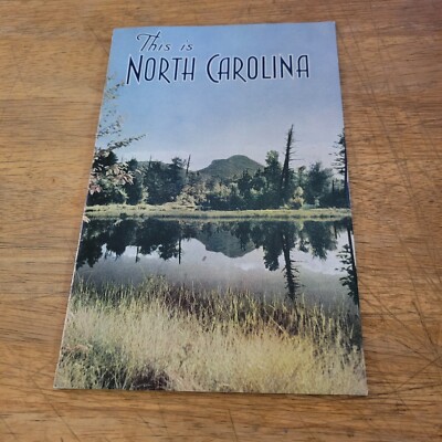 This is north Carolina 1940s travel book Brochure