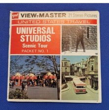 Universal Studios Scenic Tour No. 1 California view-master 3 Reels Packet-Sealed
