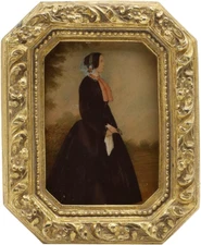 2.5X3.5 Small Vintage Picture Frame, Mini Antique Ornate Gold Photo Frame, Tiny 