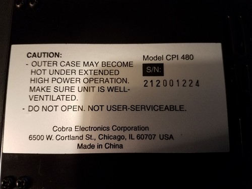 Cobra Electronic CPI 480 Power Inverter 12V DC to 120V AC  400 Watts With 5V USB - Picture 4 of 4