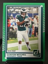 2025 Panini Donruss - Quinyon Mitchell #65 Press Proof Green