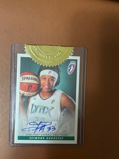 2006 Rittenhouse WNBA AUTOGRAPH SEIMONE AUGUSTUS MINNESOTA LYNX  1st RC Rookie