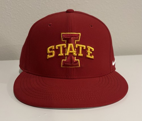 Iowa State Cyclones Nike True Dri Fit Baseball Fitted Hat Sz 7 1/4 - Picture 2 of 7