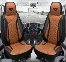 Schonbezüge Sitzbezüge für BMW 3er F30 & F31 Bj 2011-19 in Schwarz/Schokobraun D