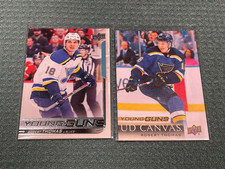 2018-19 Robert Thomas Young Guns & YG Canvas Rookie RC *2 Cards*