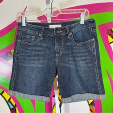 Bullhead Women's Dark Denim Shorts, Size 5. In excellent condition