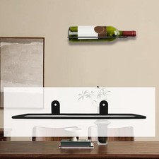 Wall Mounted Wine Storage Rack Display Holder Portable Sleek Decor Bottle Holder