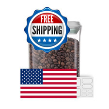 Ankou Airtight Food Storage Containers 1500ml 1.5 Qt Pop Up Cereal BPA-Free